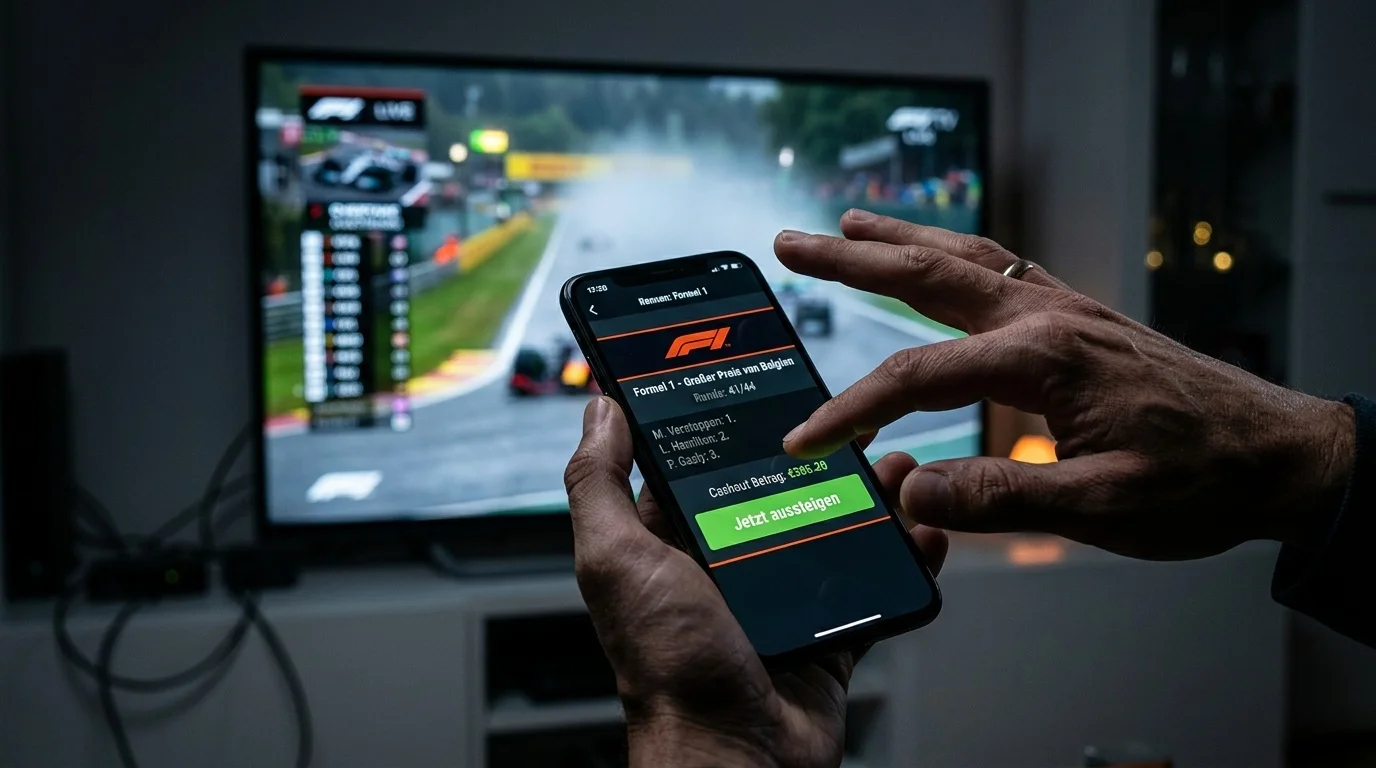 Optimales Cashout-Timing beim Formel 1 Rennen, Safety Car Phasen und Reifenwechsel