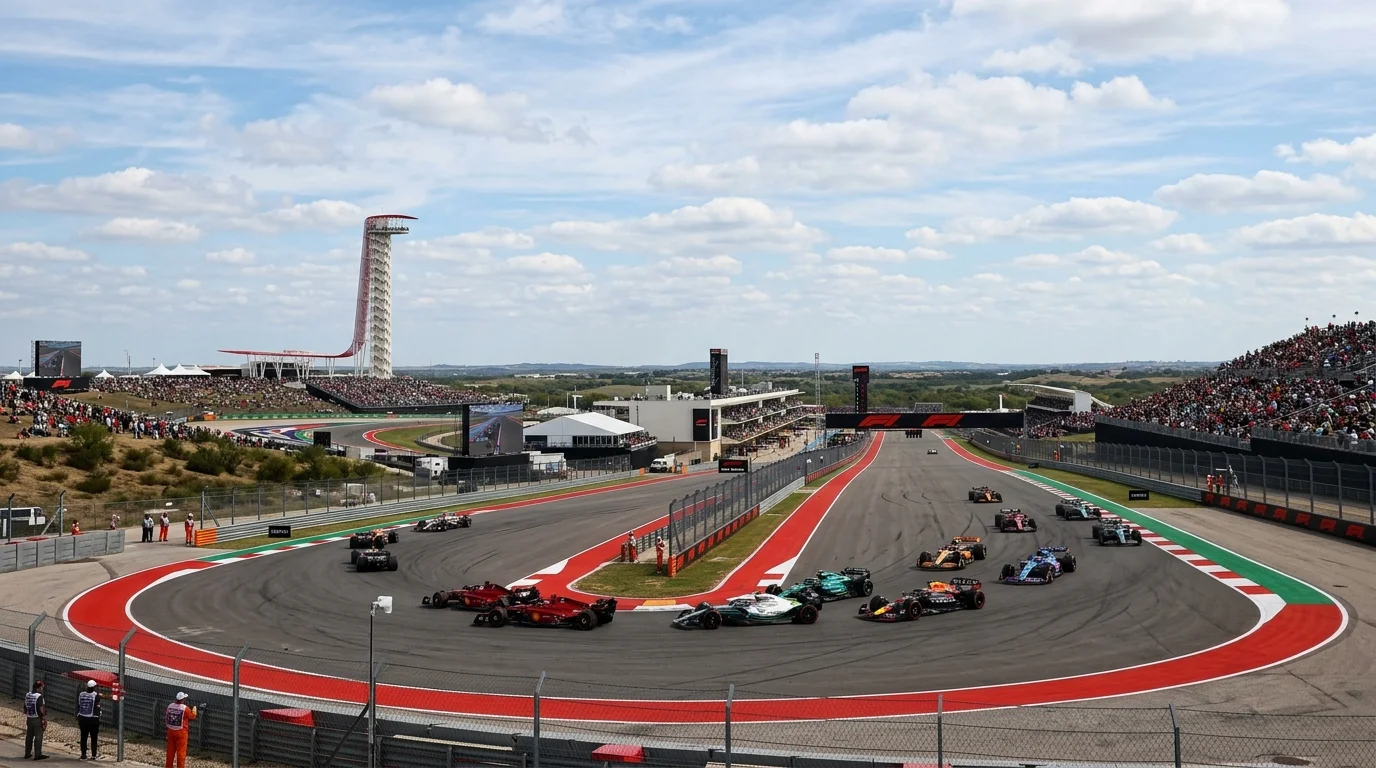 Circuit of the Americas Sprint-Rennen: Weit angelegte Strecke mit Überholmöglichkeiten