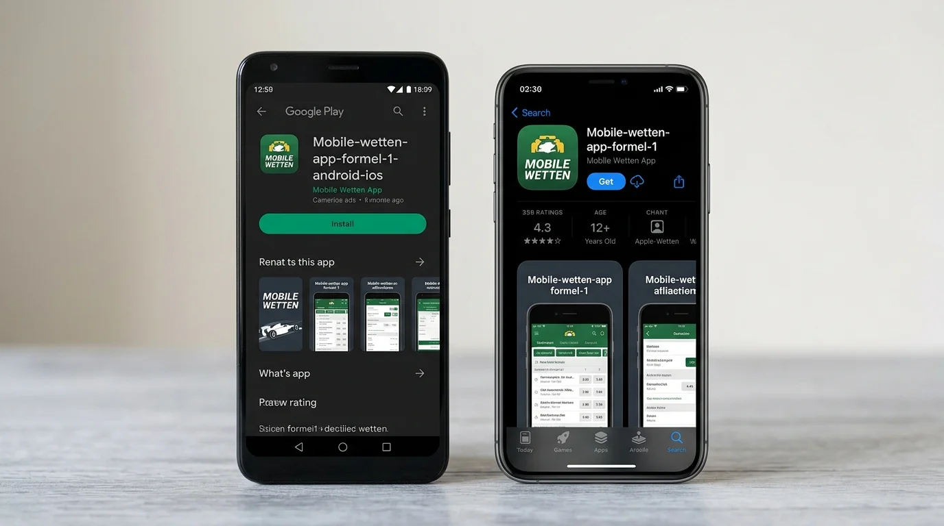 Vergleich zwischen Android APK-Download und iOS App Store für Sportwetten-Apps