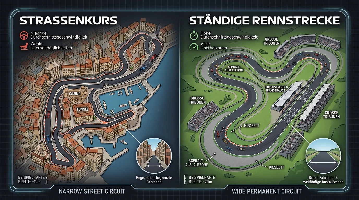 Analyse der Podiumsstabilität nach Streckentyp in der Formel 1